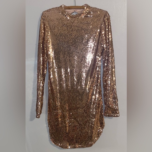 Fashion Nova Expose Sequin Dress Size: M - Picture 1 of 9